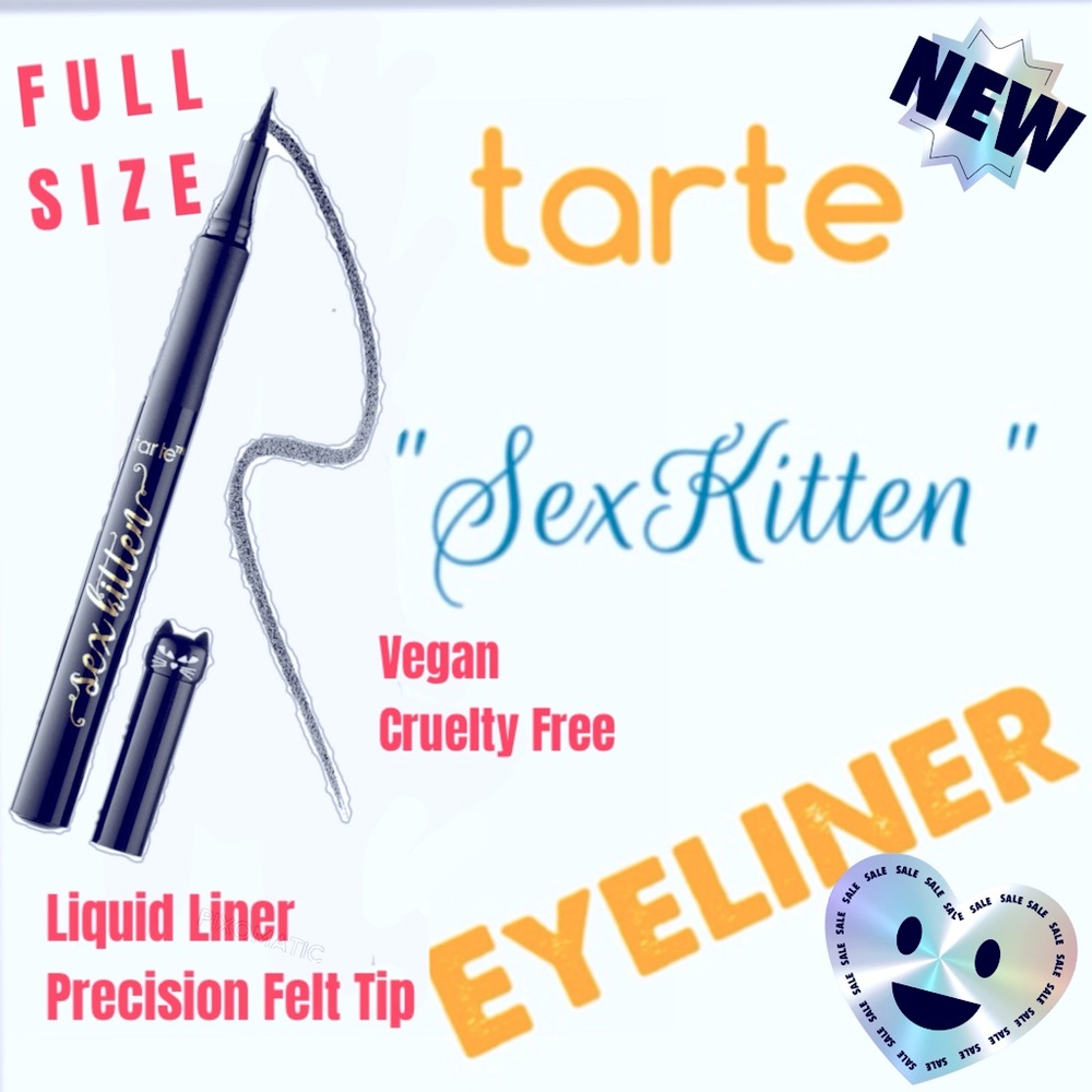 Full Size Sex Kitten 🐈‍⬛ by Tarte•Liquid 👁️ Liner in 🖤 black